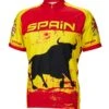 Spain Men's Cycling Jersey (S, M, L, XL, 2XL, 3XL)
