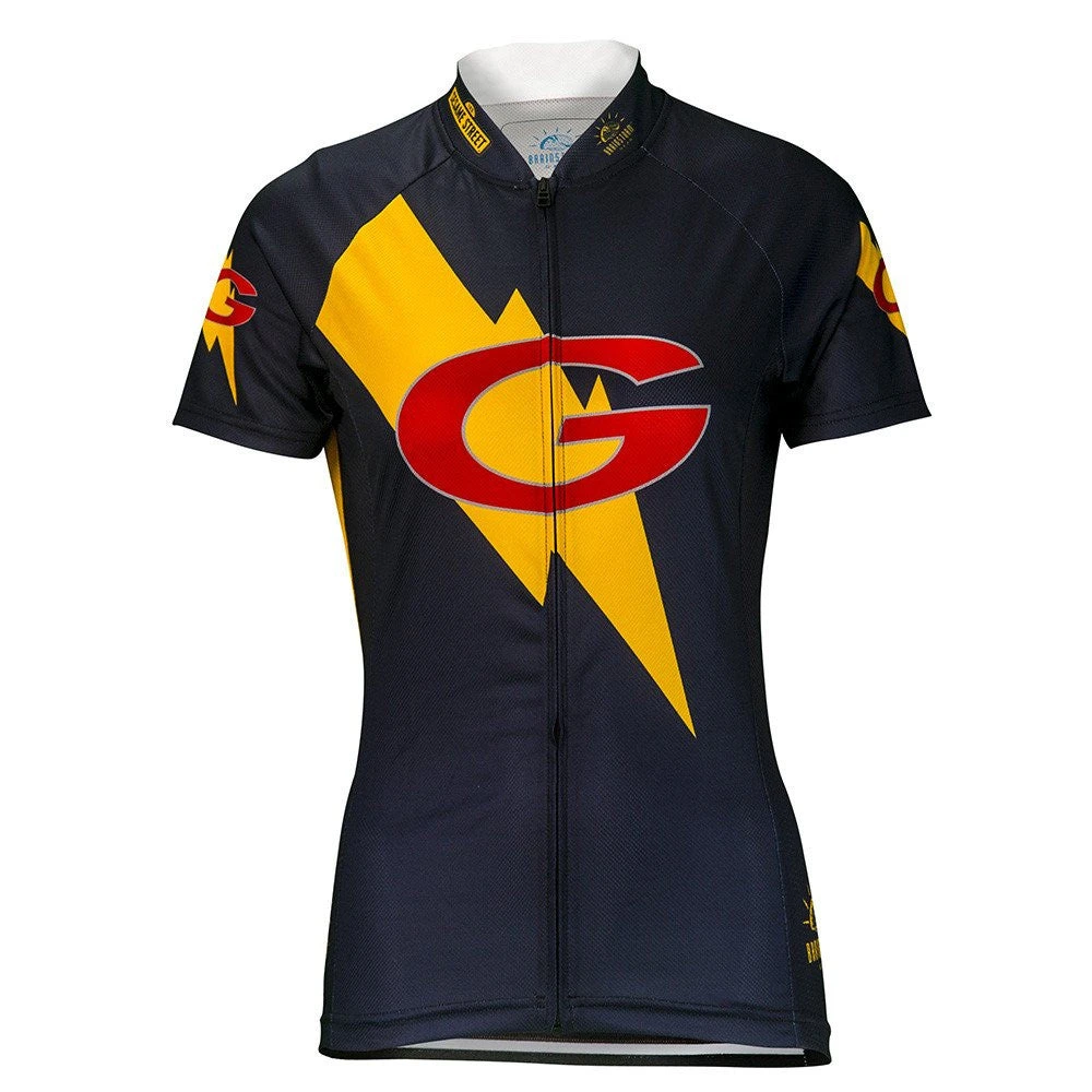 Sesame Street Super Grover Women's Cycling Jersey (S, XL, 2XL) 4 Sesame Street Super Grover Women's Cycling Jersey (S, XL, 2XL) - Image 2