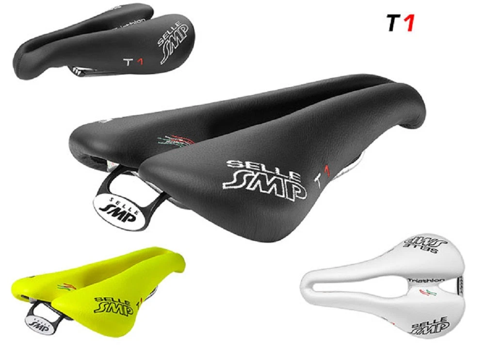 Selle SMP TRIATHLON Bicycle Saddle Seat - T1 With Steel Rails 3 Selle SMP TRIATHLON Bicycle Saddle Seat - T1 With Steel Rails