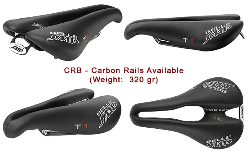 Selle SMP TRIATHLON Bicycle Saddle Seat - T1 With Steel Rails 7 Selle SMP TRIATHLON Bicycle Saddle Seat - T1 With Steel Rails - Image 5
