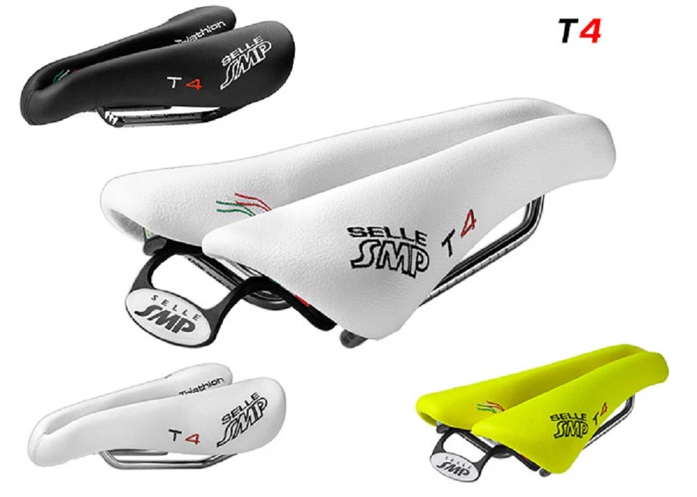 Selle SMP TRIATHLON Bicycle Saddle - T4 With Steel Rails 3 Selle SMP TRIATHLON Bicycle Saddle - T4 With Steel Rails