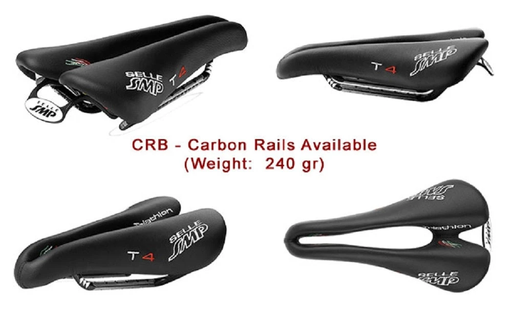 Selle SMP TRIATHLON Bicycle Saddle - T4 With Steel Rails 12 Selle SMP TRIATHLON Bicycle Saddle - T4 With Steel Rails - Image 10