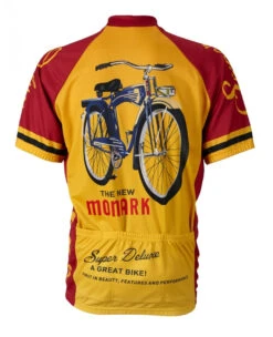 Monark Super Deluxe Men's Cycling Jersey (Small) -Cycling Gear the new monarch back 880x1084 1