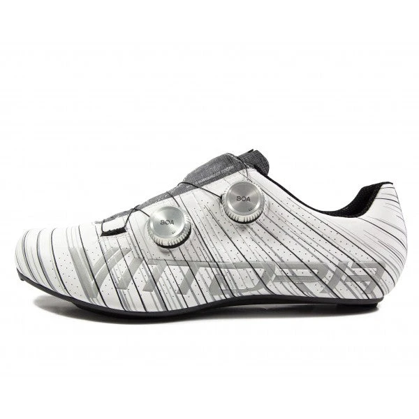 Vittoria Revolve Road Cycling Shoes - Silk White/Grey (FCT Carbon Sole) 4 Vittoria Revolve Road Cycling Shoes - Silk White/Grey (FCT Carbon Sole) - Image 2